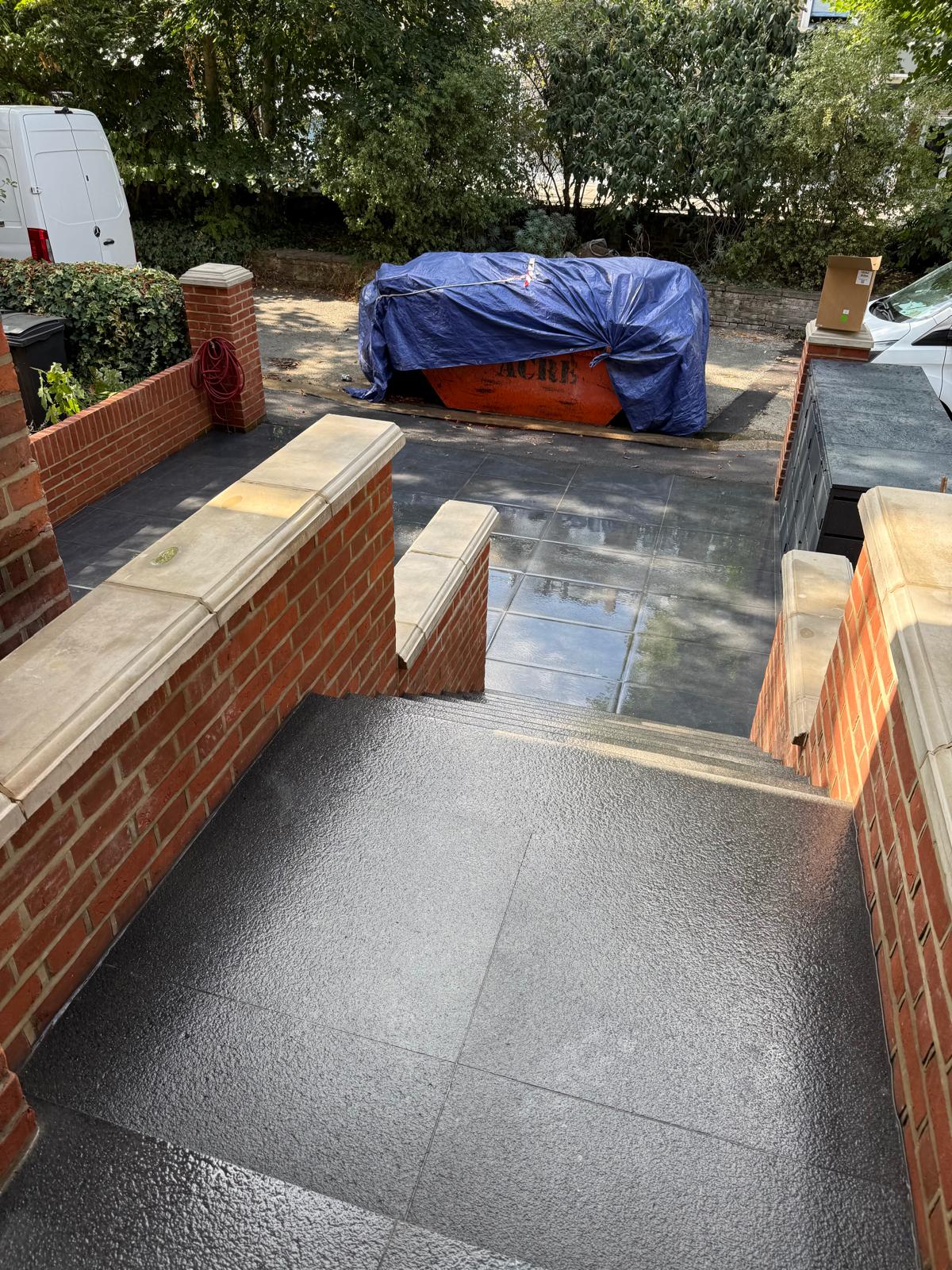 Brick extension in progress